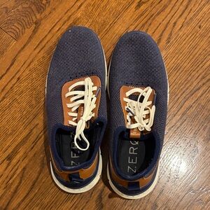 Cole Haan Navy and Brown Sneakers